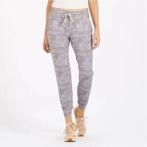 Vuori Performance Joggers Light Gray Camo Women’s Small